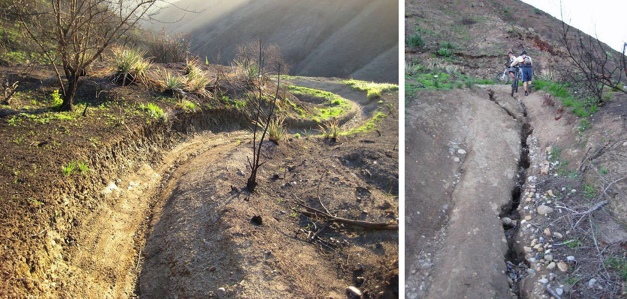 Trail Rut & Erosion Damage